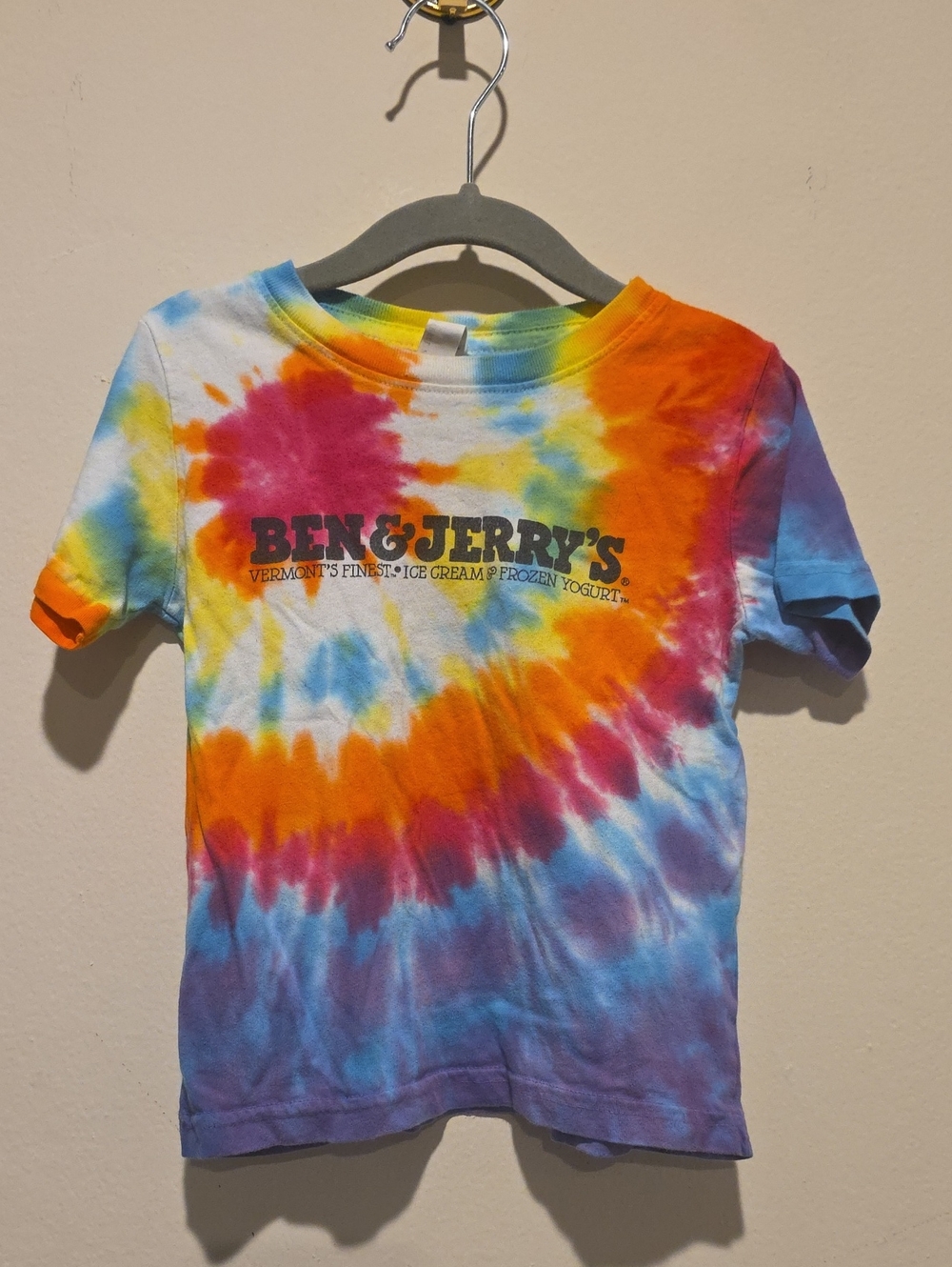 Ben & Jerry's Kids Tie-Dye Logo Tee - Multi Size 3 Rabbit Hole